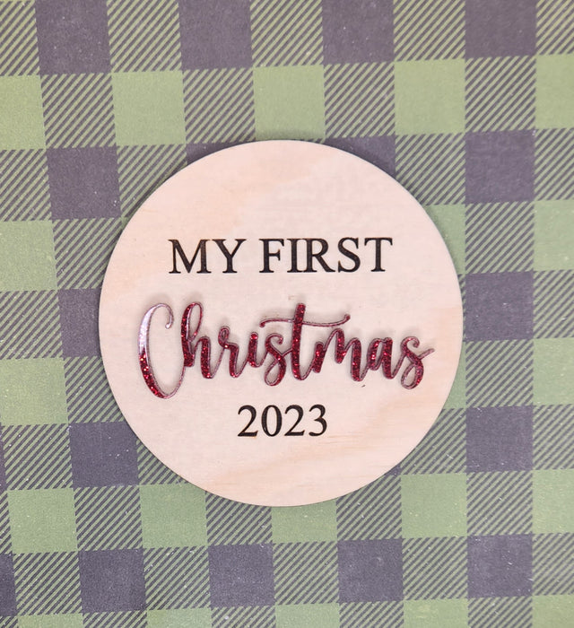 MY FIRST CHRISTMAS PLAQUE