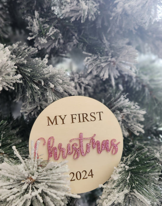 MY FIRST CHRISTMAS PLAQUE