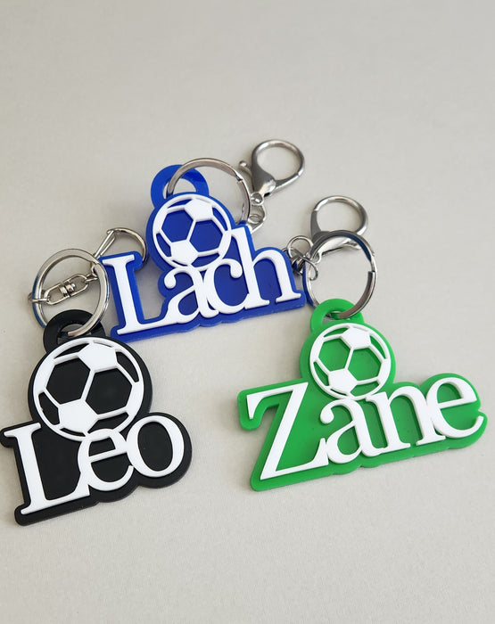 MADE BY ZANE - SOCCER KEYCHAIN