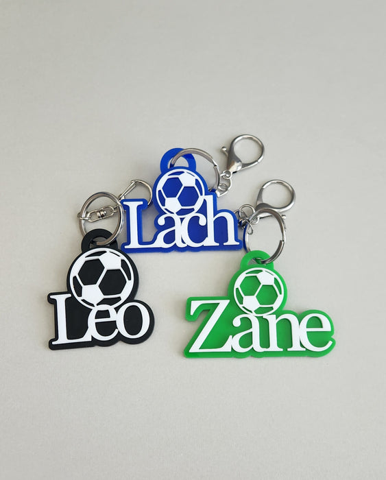 MADE BY ZANE - SOCCER KEYCHAIN