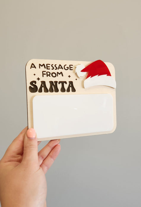 ELF OR SANTA MESSAGE SIGN