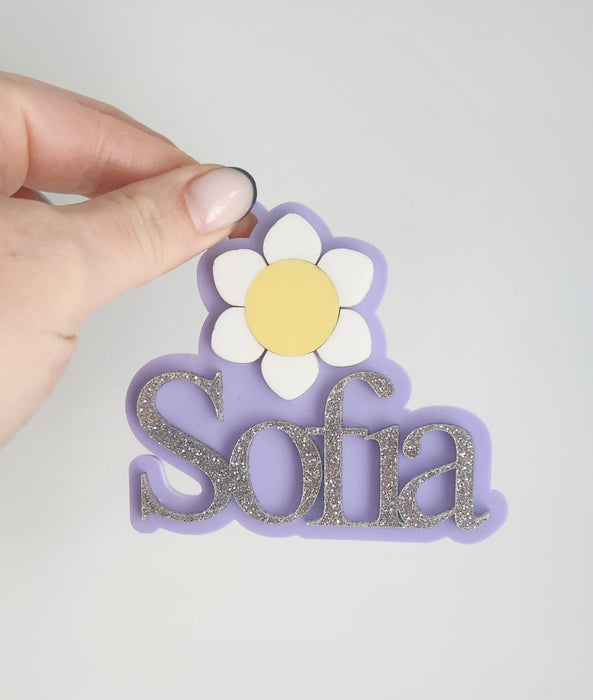 FLOWER KEYCHAIN / BAG TAGS