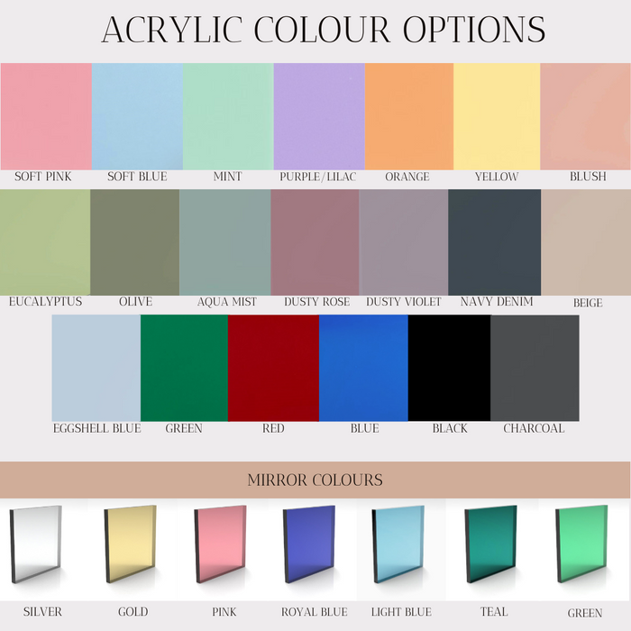 STAR INITIAL SINGLE LAYER ACRYLIC ORNAMENT