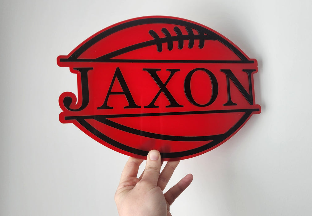 AFL BALL NAME PLAQUE