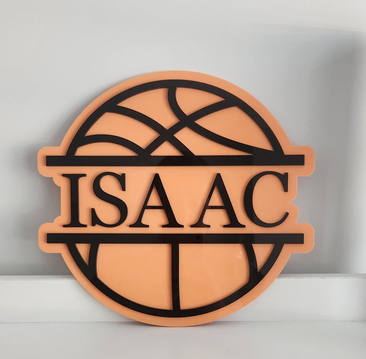 BASKETBALL NAME PLAQUE