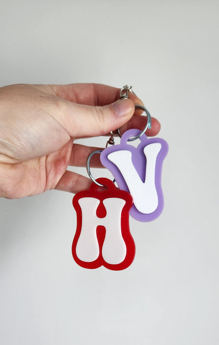 MADE BY ZANE - LETTER KEYCHAIN