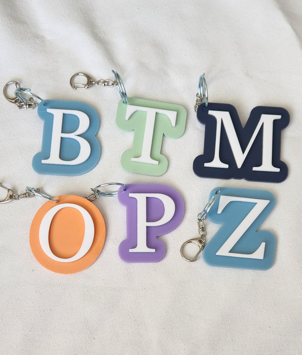 MADE BY ZANE - GEORGIA LETTER KEYCHAIN